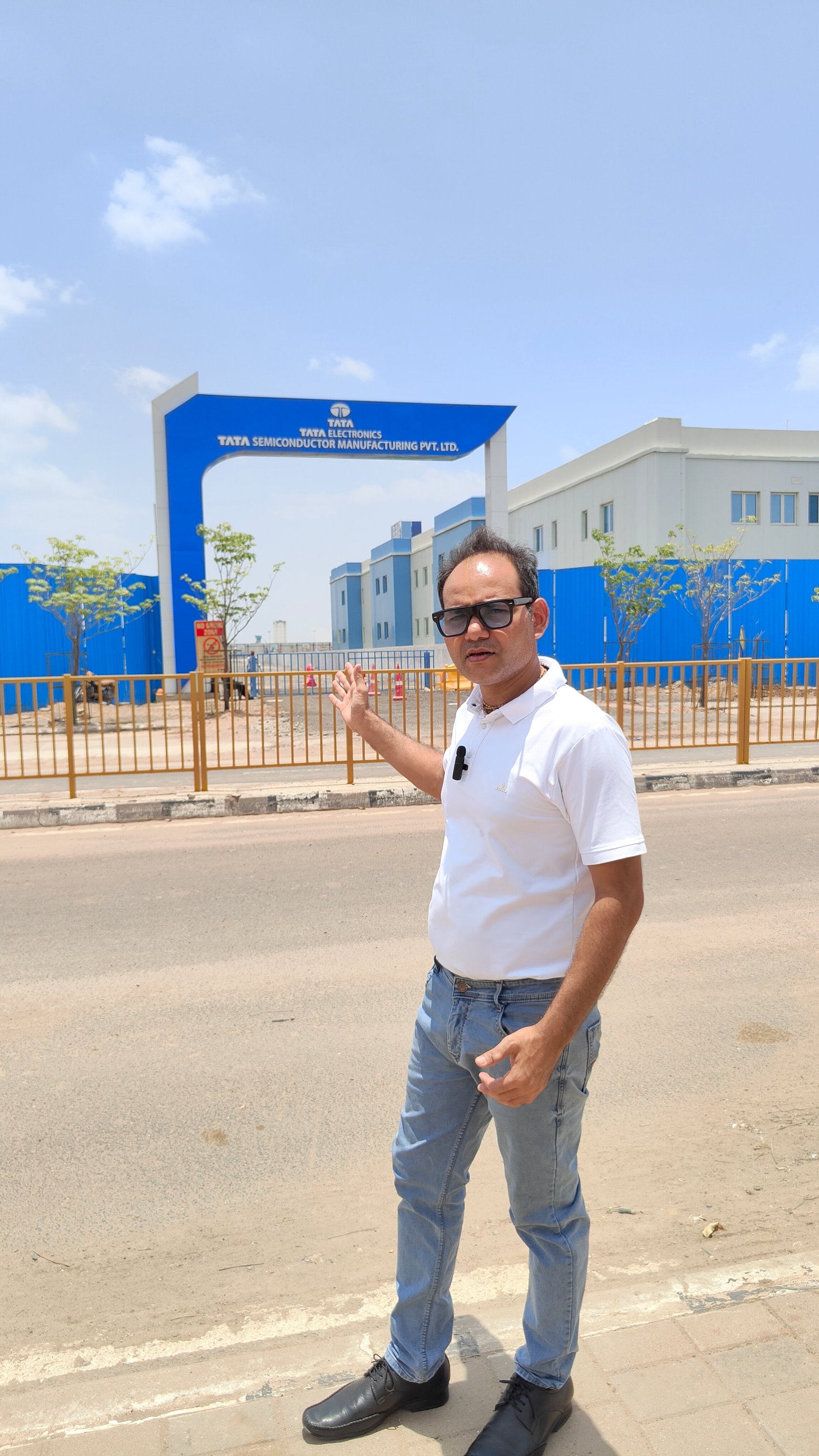 At Tata Semiconductor Plan in side SIR 